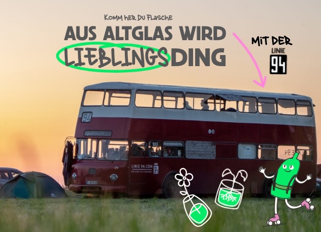 Bottleneck x Linie94 = Aus Altglas wird Lieblingsding!